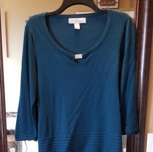 Teal Sweater Large